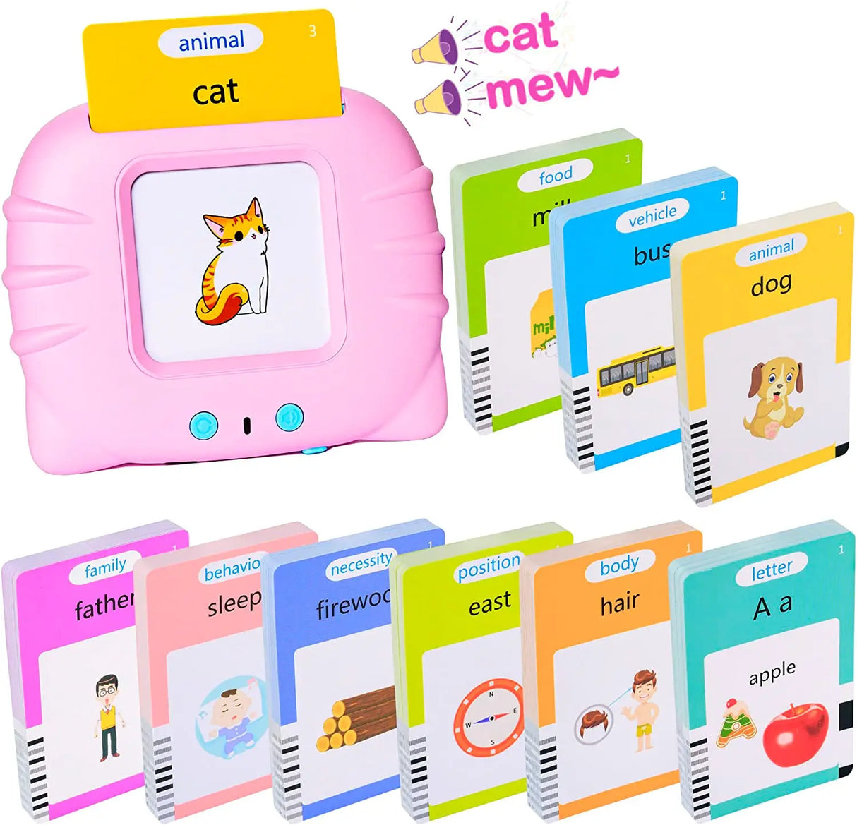 Talking Flash Cards Early Educational Toys Baby Boys