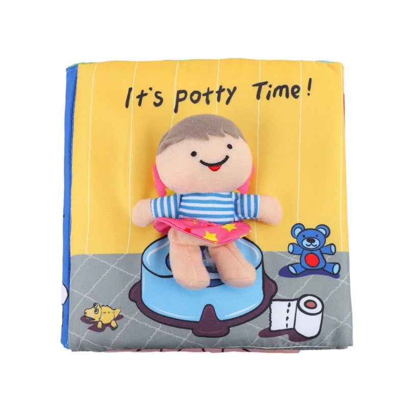 Infant Baby Cloth Book Bath Potty Baby Book