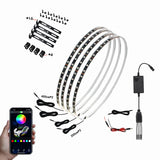 4Pcs 15.5inch Car Wheels Modified LED neon Lights