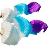 Belly Dance Fan 100% Real Silk Veils 1pc