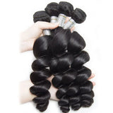 Loose Wave Hair Bundles with Frontals 13x4 Malaysian