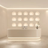 Front Service Reception Desks Luxury Counter Corner Cash