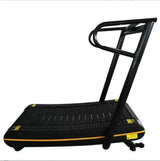 Home Fitness Small Manual Folding Curved Mechanical Treadmill