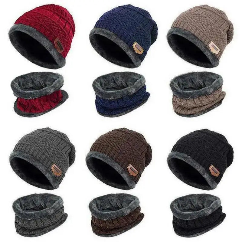 Winter Men's Beanie Knitted Hat Winter Hat Beanie Hat Women's For Helmets For Motorcycles Snowmobile Gears Blaclava