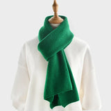 luxury cashmere knitted scarves solid color women or