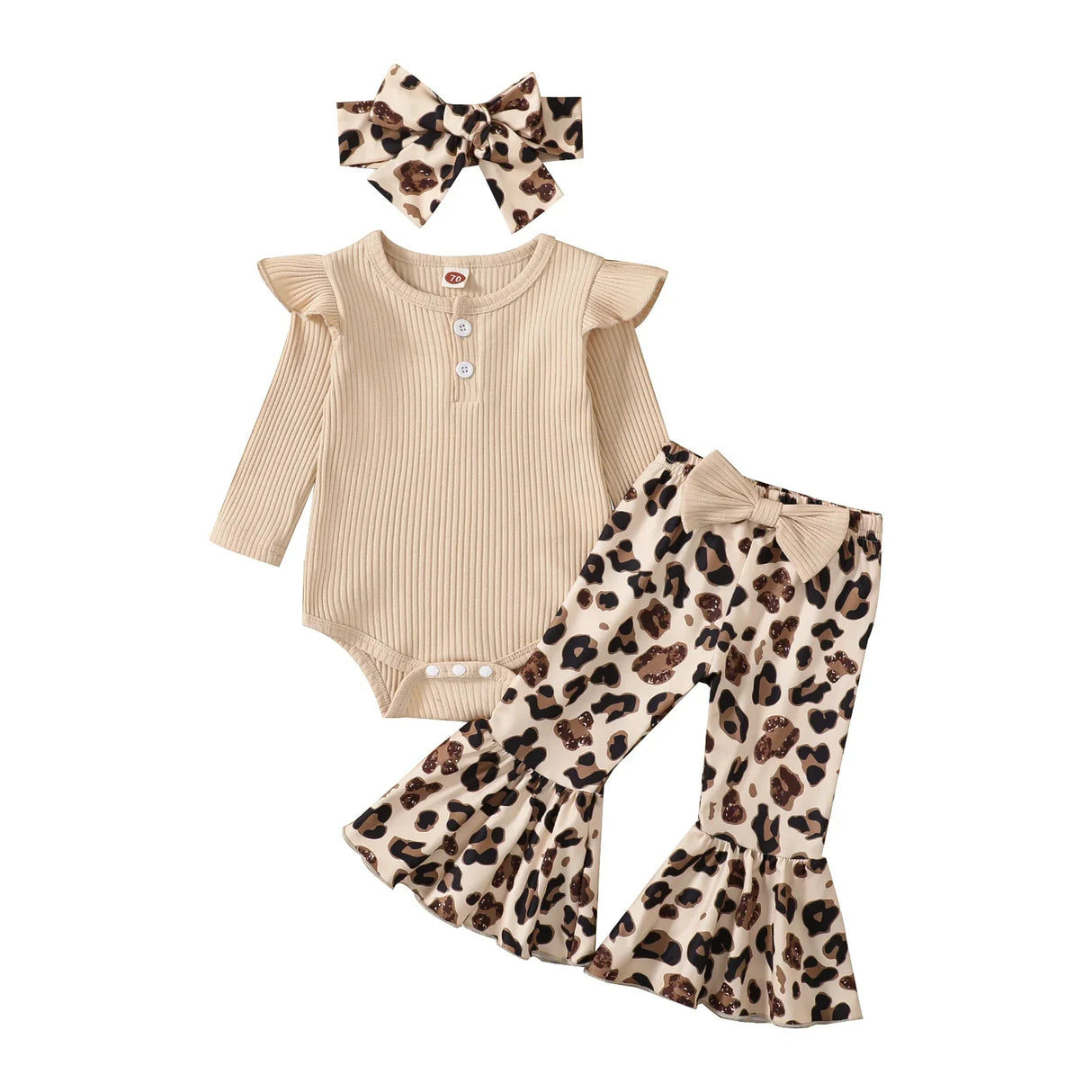 Citgeett Autumn Infant Baby Girls Jumpsuit Solid Color