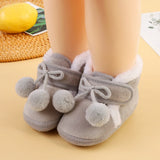 Newborn Booties Baby Socks Shoes Girl Winter Warm