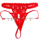 Customised Thong Sexy Rhinestone Waist Chain 2Pc/Sets Custom