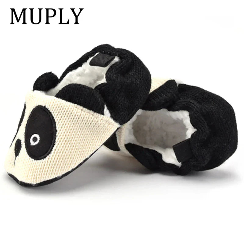 Adorable Infant Slippers Toddler Baby Boy Girl Knit