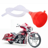 Refueling Funnel with Filter Motorcycle Refuel Gasoline Engine