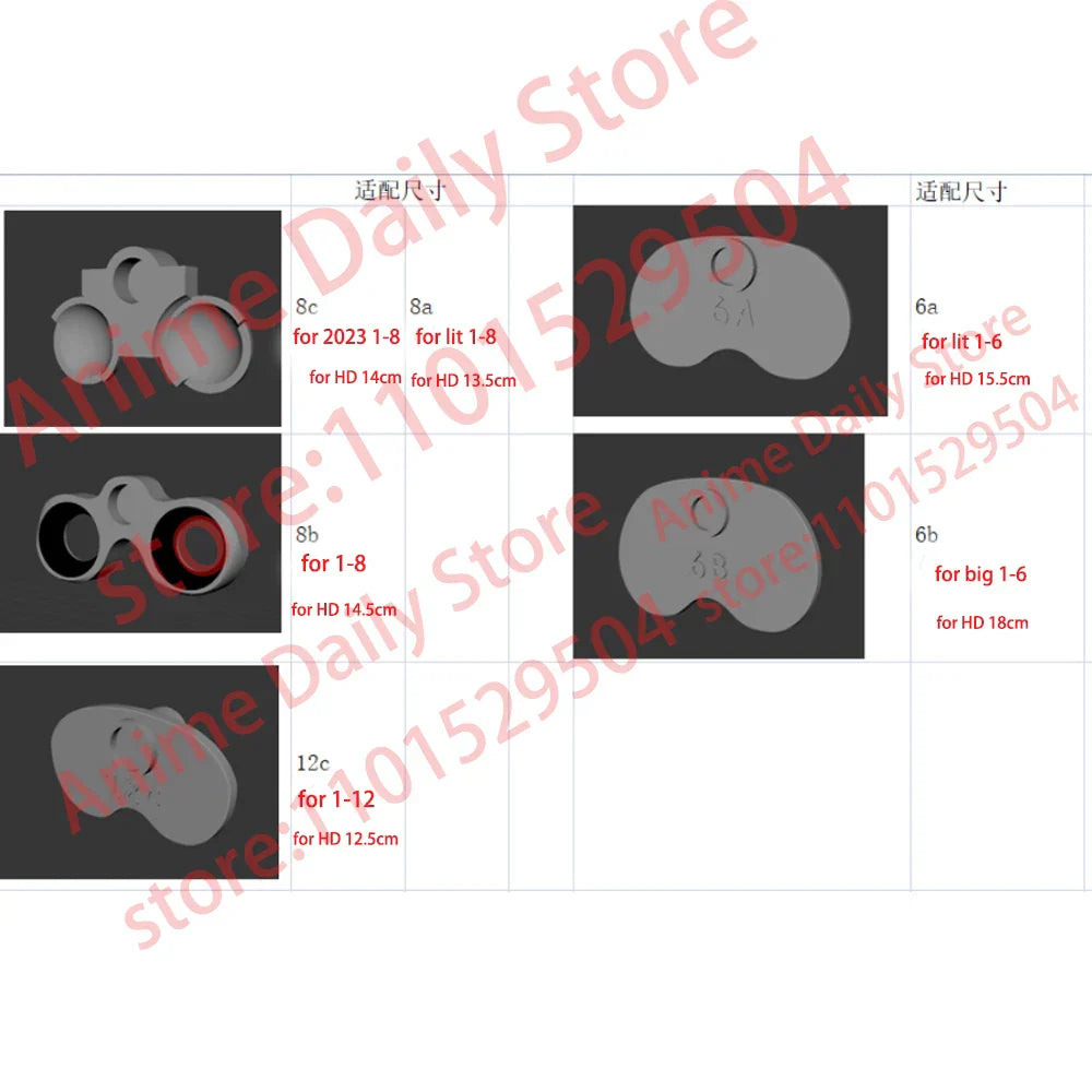 5pcs Eye Card OB11 BJD Doll Head Doll