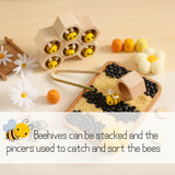 Montessori Honeycomb Wooden Toys Bee Educational Toys Assemble