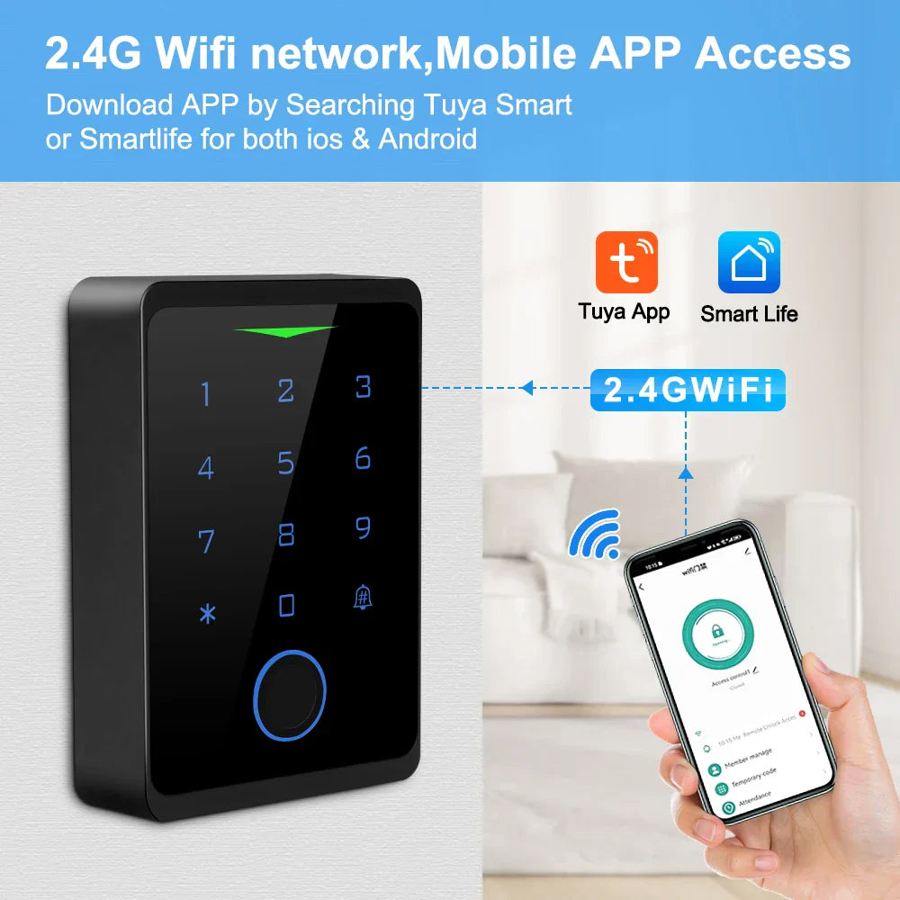 Elecpow 2.4G Wifi Tuya APP Access Control System