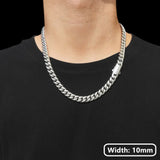 Hip Hop PVD Plated Stainless Steel Necklace Snap