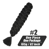 Wigundle 82 Inch Jumbo Braids Crochet Hair Extensions