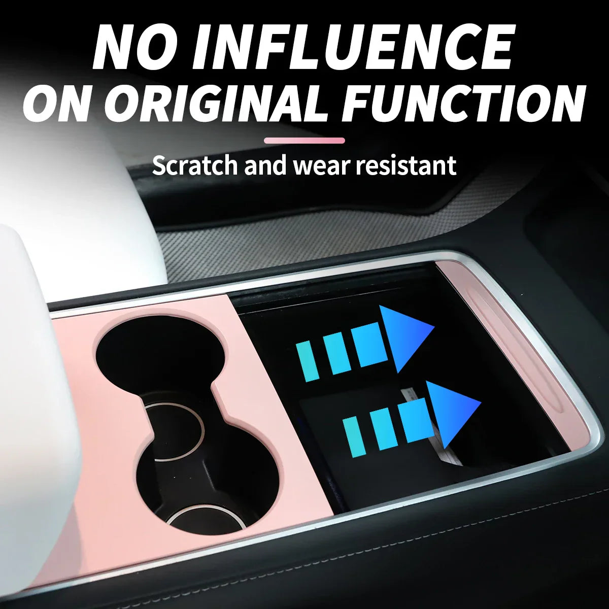 Car Central Control Panel Sticker cover For Tesla