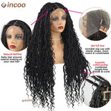 32 Inch Boho Full Lace Front Wig Knotless