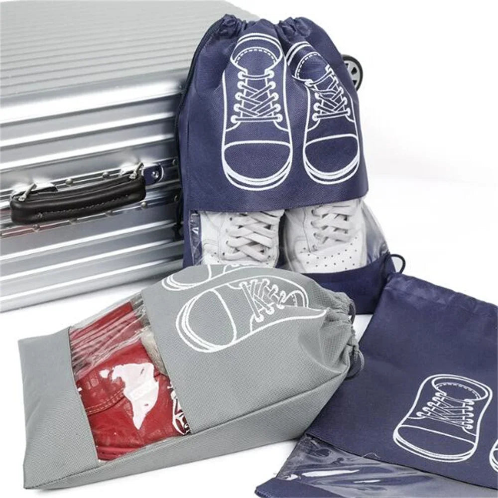 Waterproof Shoe Storage Bag Thicken Nonwoven Fabric High