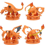 Anime Pokemon Figure Charizard Squirtle Bulbasaur Vulpix Scenes