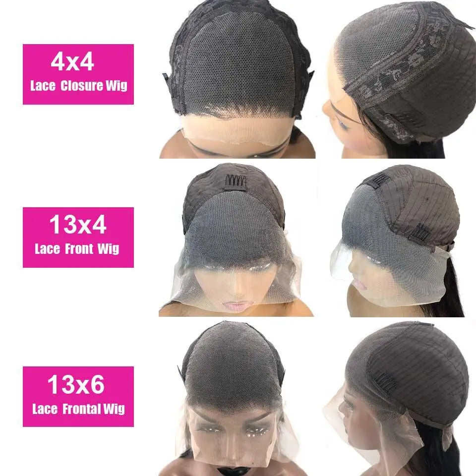 34 Inch Reddish Brown Body Wave Lace Front