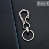 HighEnd Titanium Keychain Luxury Men Car Key Chain