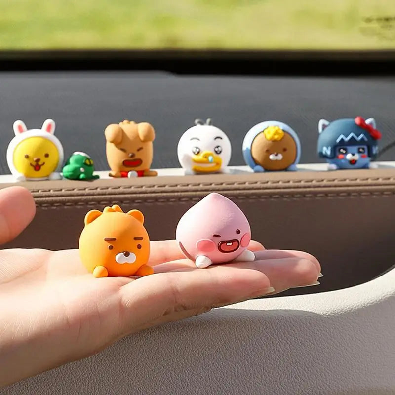 Kakaofriends Figurine Car Ornaments Car Center Console Dashboard