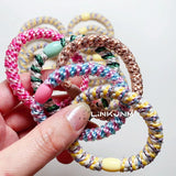 10PCS Korean Women Hair Scrunchies Quality Girls Elastic