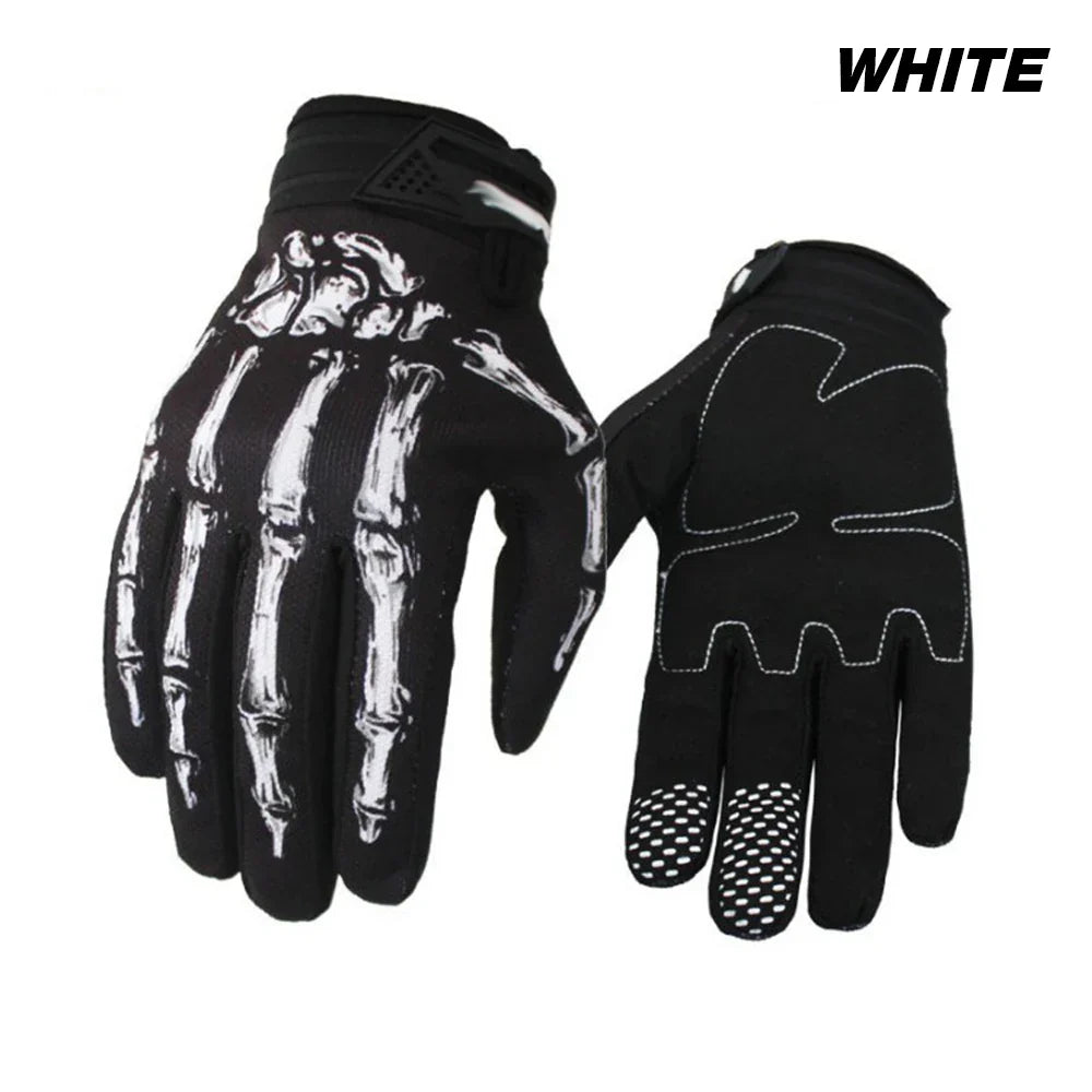 Touchscreen Non-Slip Skeleton Motorcycle Gloves for Men and