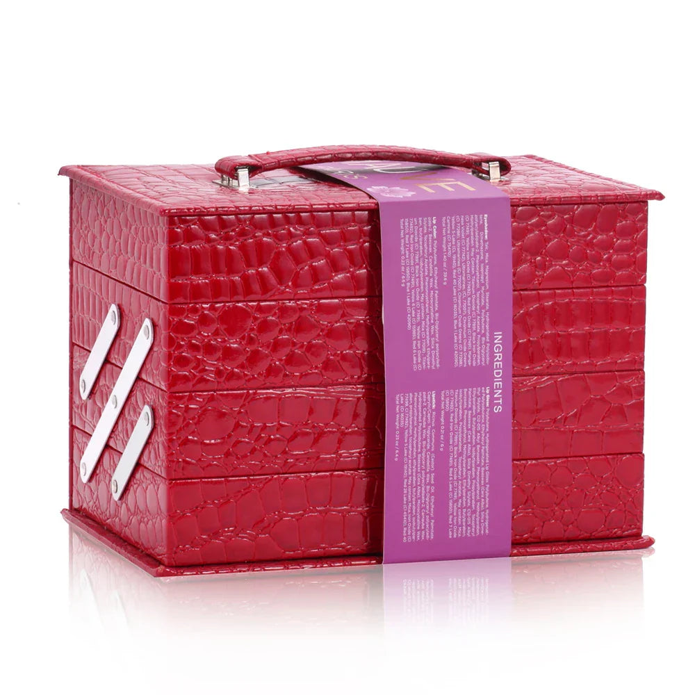 DUER LIKA Red Pattern Portable Professional 45 Color