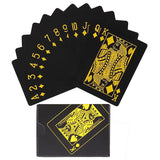 Black Gold Playing Card Poker Game Deck blue