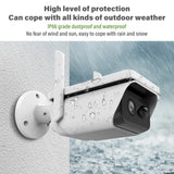 PEGATAH 4MP Wifi Solar Camera Wireless Battery Powered