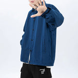 Custom Logo Hip Hop Streetwear Plain Black Coach