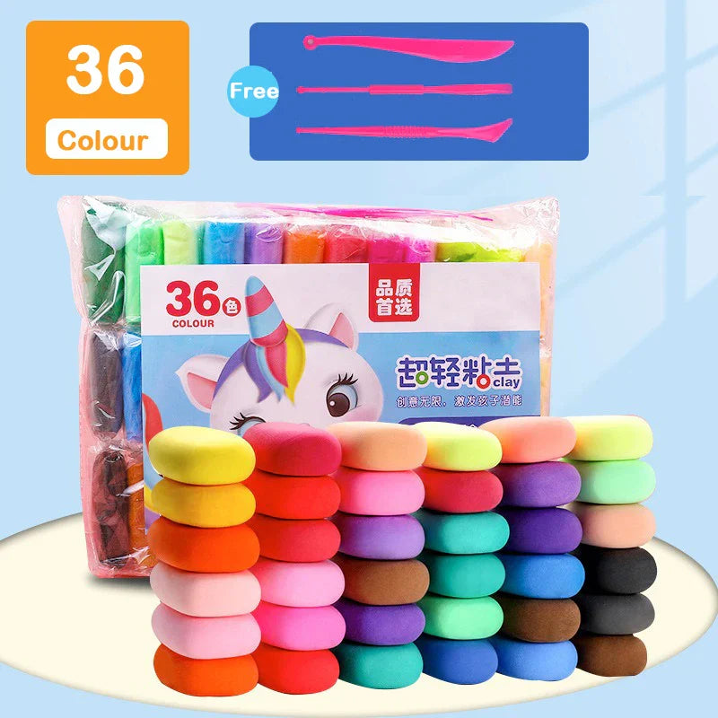 48 Colors Air Dry Clay Ultra Light Magic