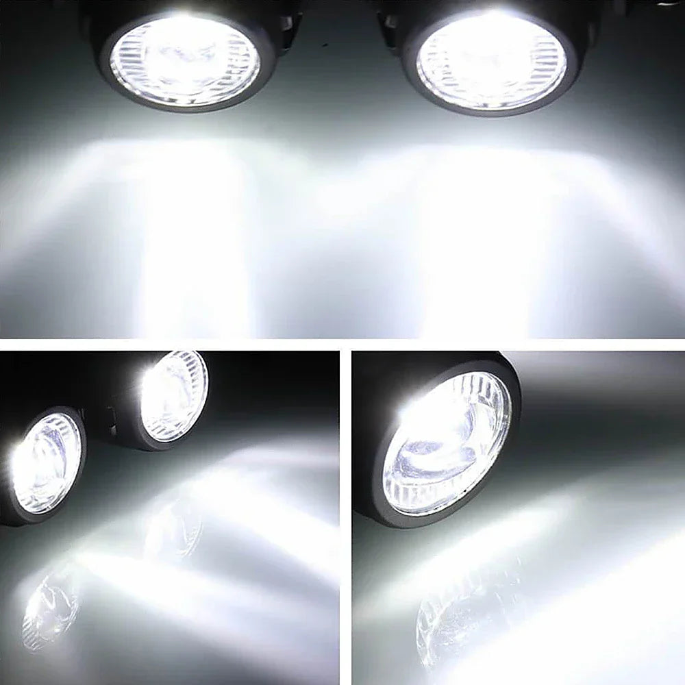 2x 12000lm 6000K Led Motorcycle bike Headlight bulb
