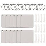 122430Pcs Sublimation Blank Keychains Thermal Transfer Key Chain