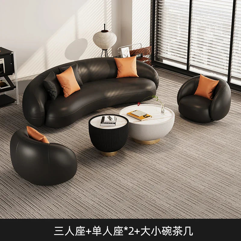 Lounge Modern Commercial Sofa European Wind Floor Minimalist