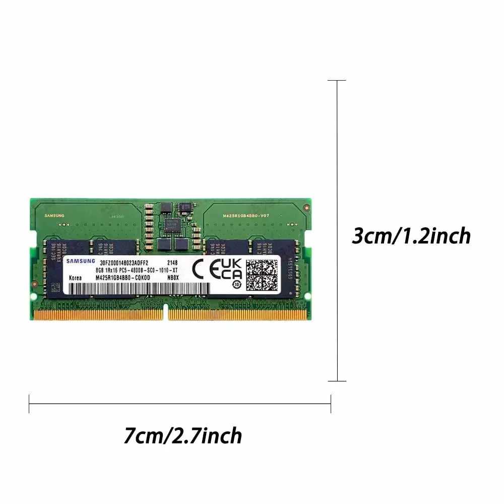 Samsung Notebook DDR5 RAM 8GB 16GB 32GB RAM