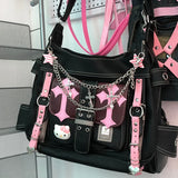 Sanrio Hello Kitty Gothic Girl Retro Women Crossbody