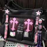 Sanrio Hello Kitty Gothic Girl Retro Women Crossbody