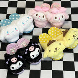 Sanrio HelloKitty Melody Kuromi Kawaii Plush Toys Slipper