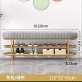 Nordic Shoe Bench Soft Cushion Multifunctional Shoe Rack