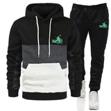 2024 Spring Autumn Men Tracksuit Patchwork color Sportswear