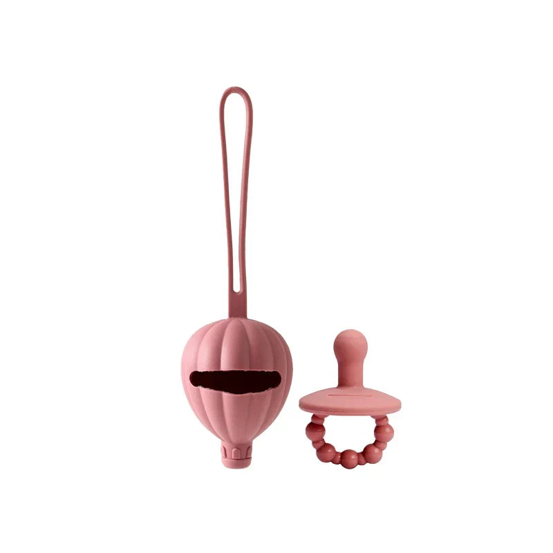 Baby Silicone Pacifier Holder Container Box Infant Portable