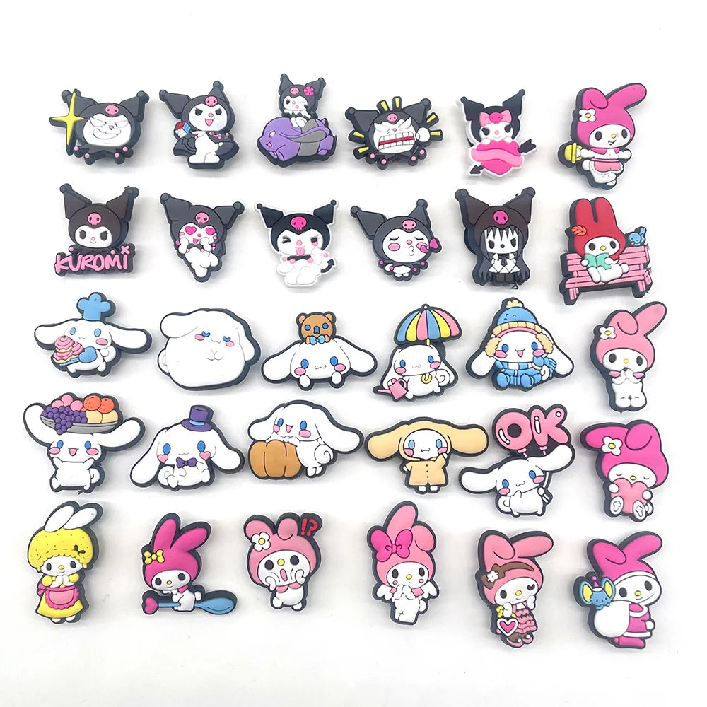 30kinds of Aoger Sanrio Shoe Charms for Clogs