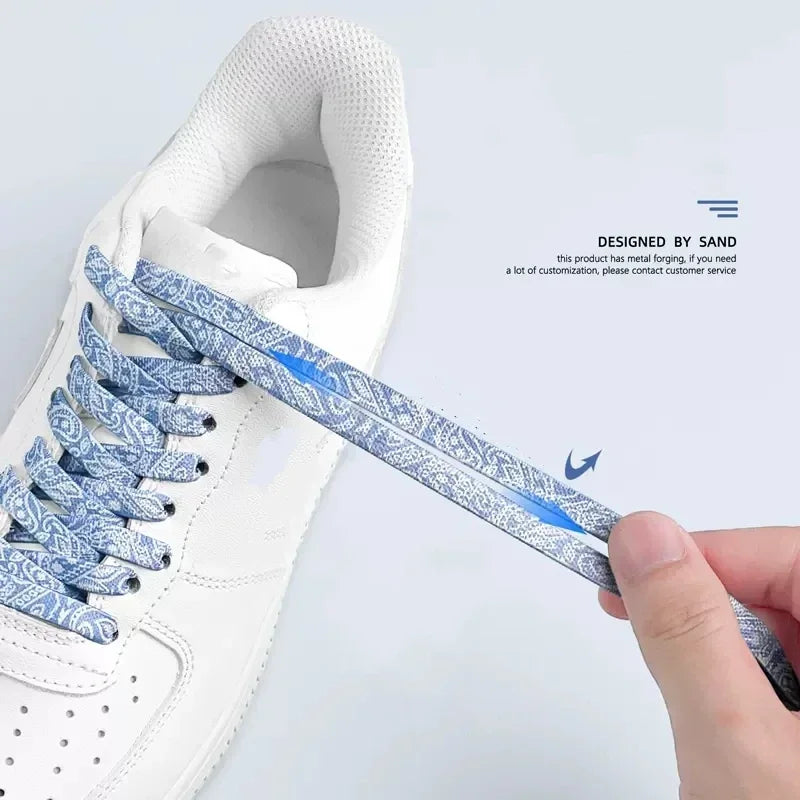 Elastic Laces Sneakers Diamond Cross Locks Shoelaces Without