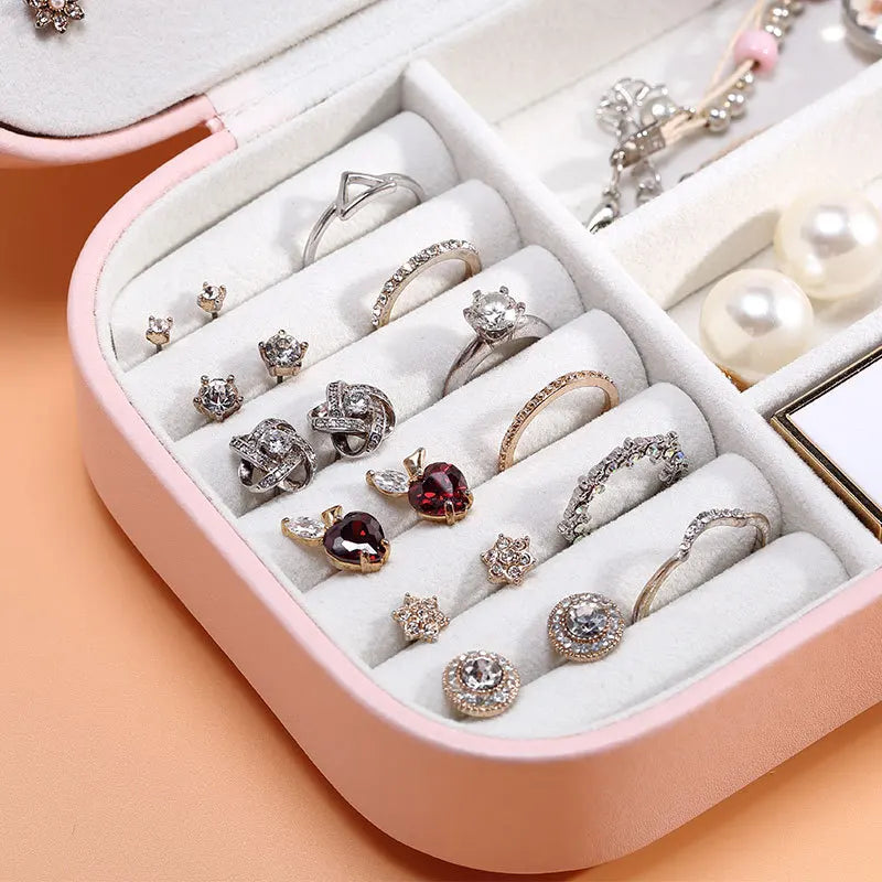 Portable Jewelry Box Jewelry Organizer Display Travel Jewelry