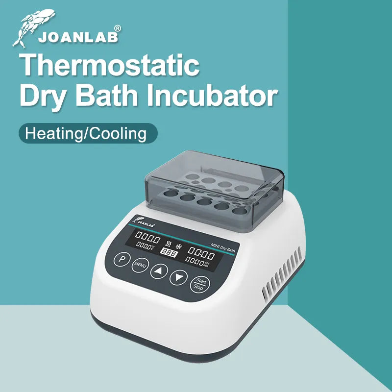 JOANLAB Portable Mini Thermostatic Dry Bath Incubator Lab