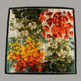 BYSIFA| Fall Winter Elegant Floral Design Scarves Shawls