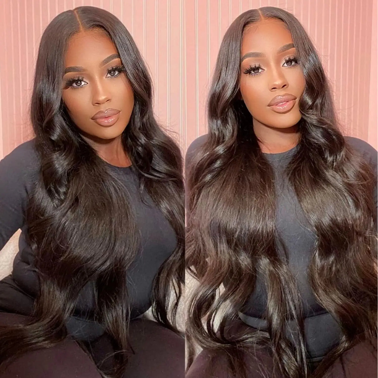 Body Wave Bundles with Frontal Brazilian Hair 34