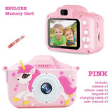 Kids digital camera cartoon multi-functions silicon case Micro